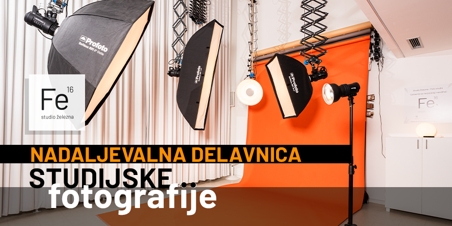 Nadaljevalna delavnica studijske fotografije